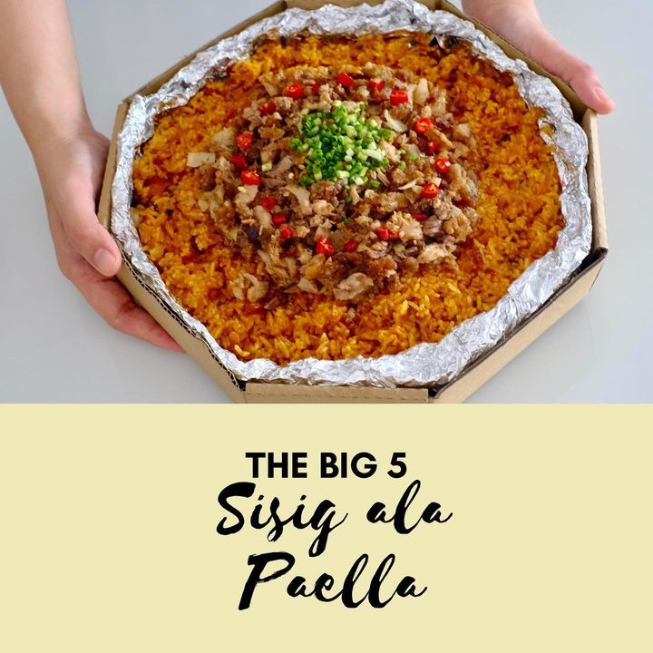 BIG5 Sisig ala Paella party platter